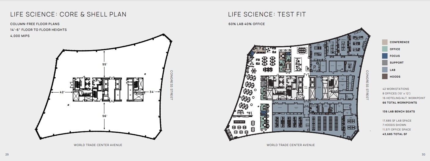 10 World Trade Center Ave, Boston, MA for lease Floor Plan- Image 1 of 1