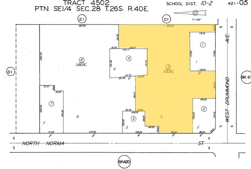 930 N Norma St, Ridgecrest, CA à vendre - Plan cadastral - Image 1 de 1