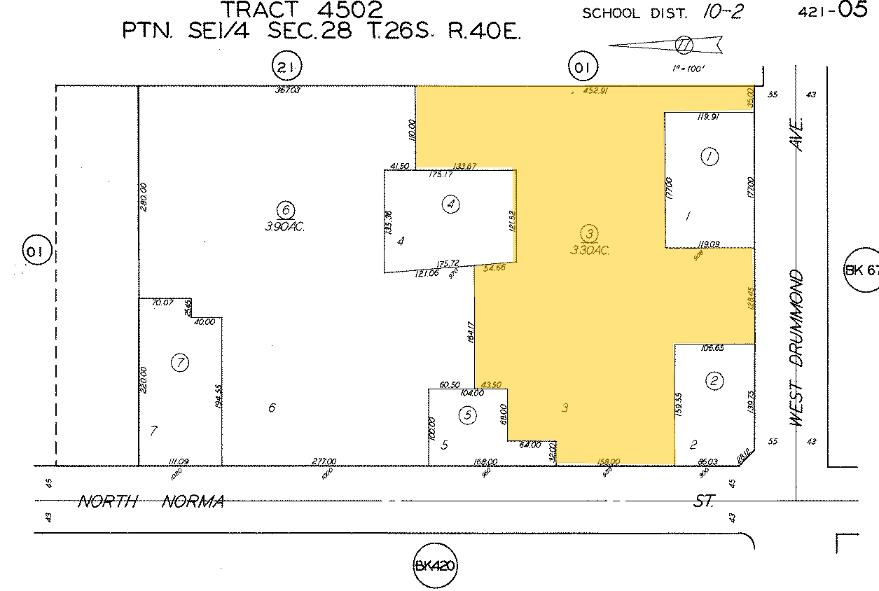 930 N Norma St, Ridgecrest, CA à vendre Plan cadastral- Image 1 de 1