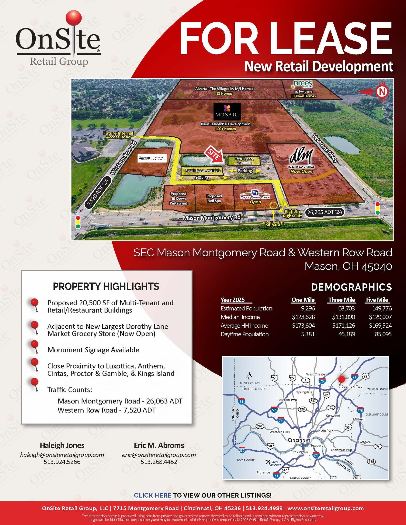 SEC Mason Montgomery & Western Row Rd, Mason, OH for lease Building Photo- Image 1 of 2