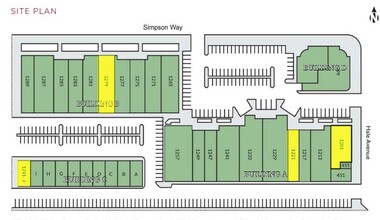 1291 Simpson Way, Escondido, CA à louer Plan de site- Image 2 de 2