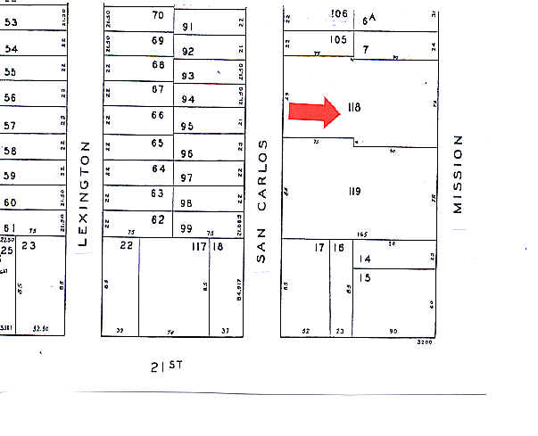 2460 Mission St, San Francisco, CA for sale Plat Map- Image 1 of 1