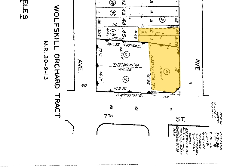 915 E 7th St, Los Angeles, CA à louer - Plan cadastral - Image 2 de 5