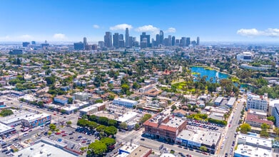 1630 W Sunset Blvd, Los Angeles, CA - AERIAL  map view
