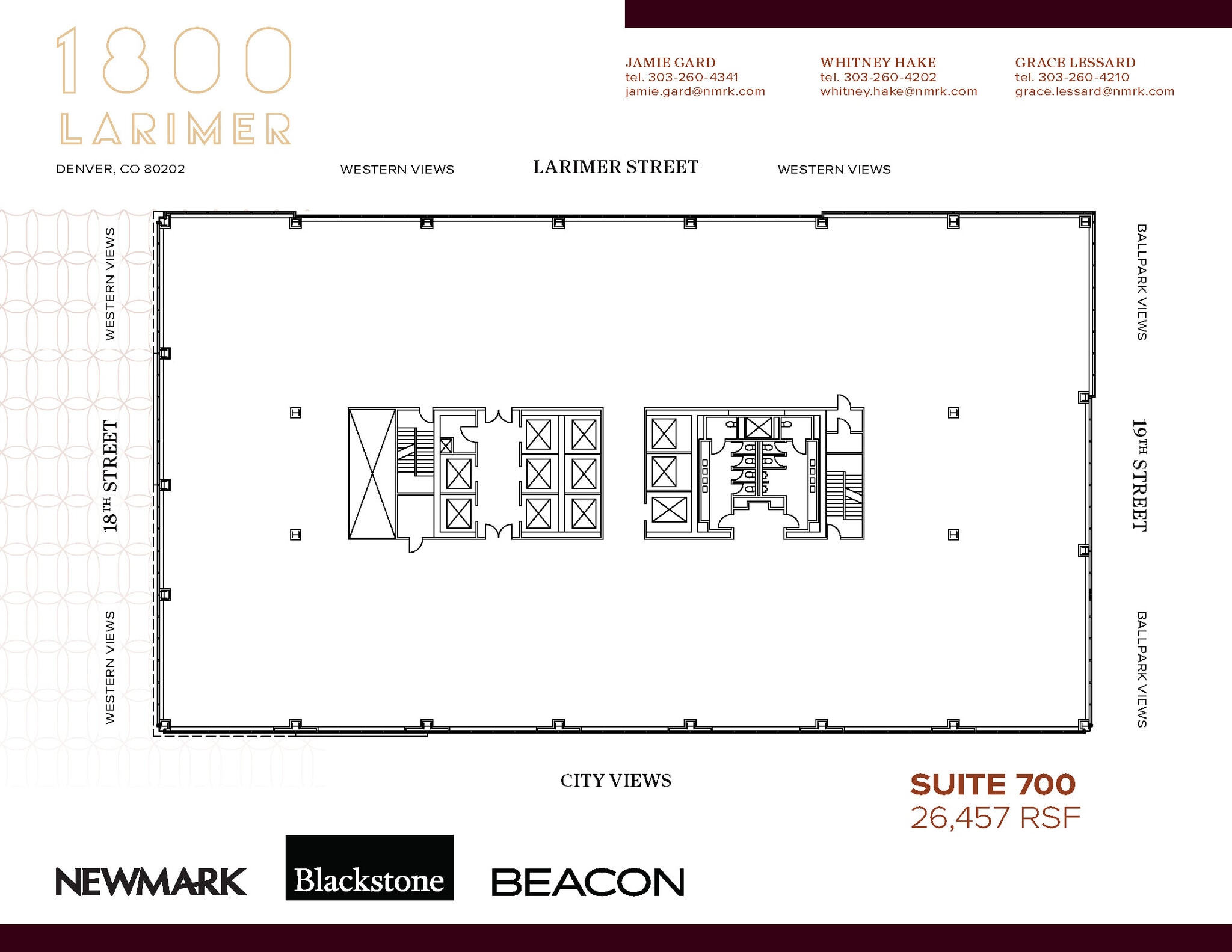 1800 Larimer St, Denver, CO à louer Plan d’étage- Image 1 de 1