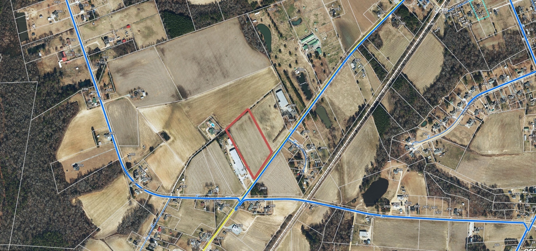 US 301 Hwy, Dunn, NC à vendre Aérien- Image 1 de 2