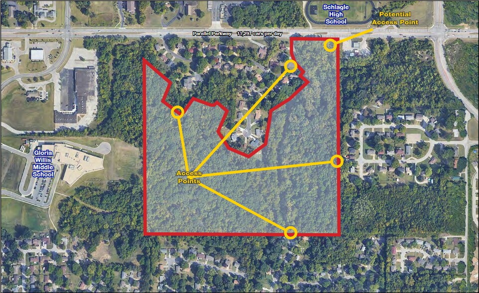 6015 Parallel Pky, Kansas City, KS à vendre - Aérien - Image 2 de 3
