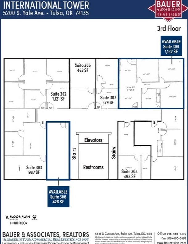 5200 S Yale Ave, Tulsa, OK for lease Floor Plan- Image 1 of 1