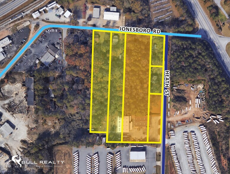 Six Adjoining Sites on Jonesboro & Heath St rd, Fairburn, GA à vendre - Photo du bâtiment - Image 3 de 10
