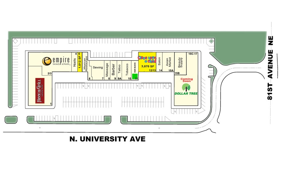 8151-8255 NE University Ave, Minneapolis, MN for lease - Building Photo - Image 2 of 5