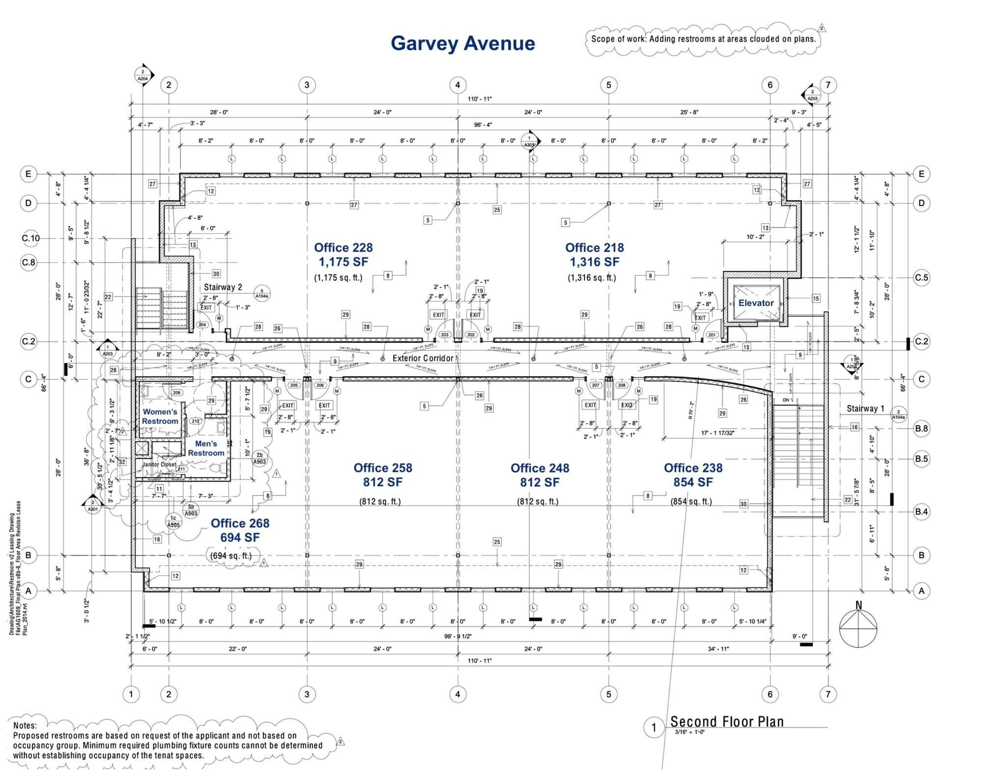 550 W Garvey Ave, Monterey Park, CA for lease Site Plan- Image 1 of 2