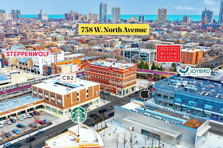 758 W North Ave, Chicago, IL for lease - Aerial - Image 3 of 9