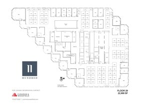 1100 Louisiana St, Houston, TX à louer Plan d’étage- Image 1 de 1