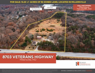 Plus de détails pour 8703 Veterans Hwy, Millersville, MD - Terrain à vendre