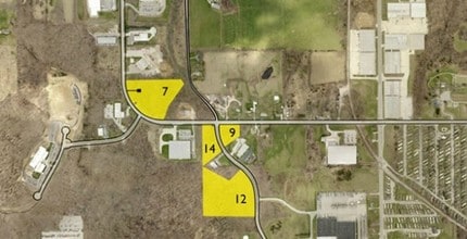 Vernal Pike, Bloomington, IN - Aérien  Vue de la carte