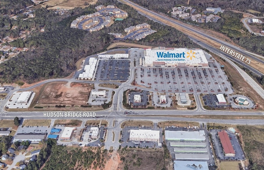 1424 Hudson Bridge Rd, Stockbridge, GA for lease - Aerial - Image 2 of 10