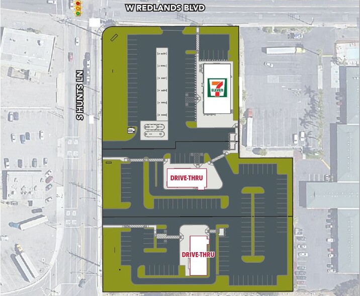 Hunts Lane Center, San Bernardino, CA à louer - Plan de site - Image 2 de 2