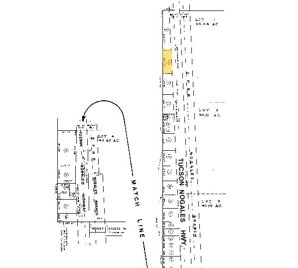 8210 S Nogales Hwy, Tucson, AZ à louer - Plan cadastral - Image 2 de 8