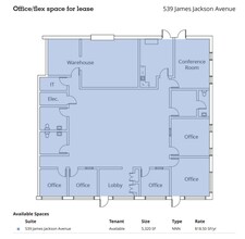 531-539 James Jackson Ave, Cary, NC for lease Floor Plan- Image 1 of 1