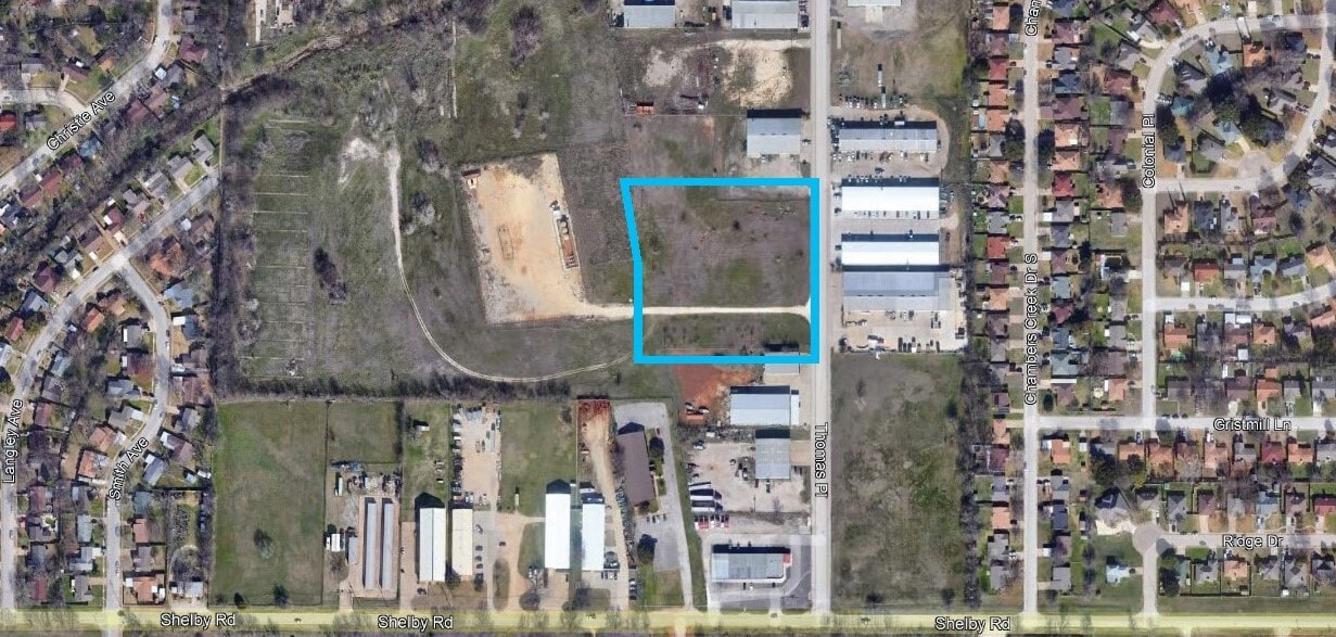 332-336 Thomas, Everman, TX for sale Aerial- Image 1 of 3