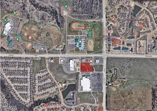 1032 W Covell Rd, Edmond, OK - Aerial map view