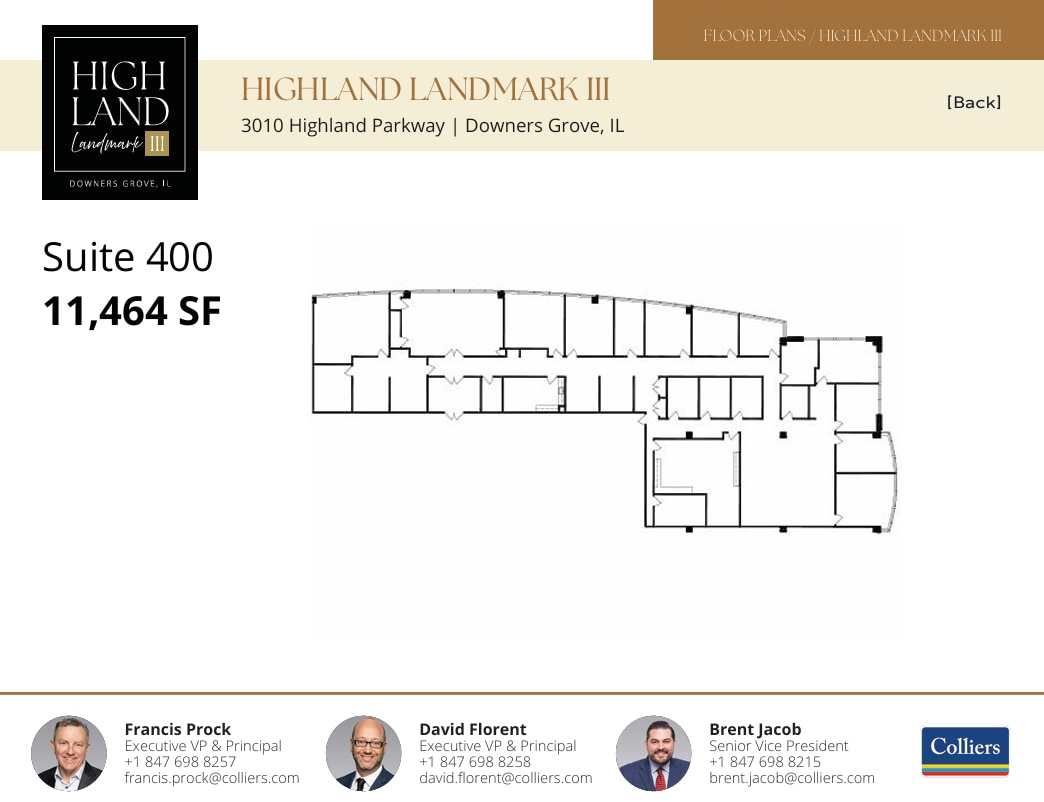 3010 Highland Pky, Downers Grove, IL à louer Plan d’étage- Image 1 de 1