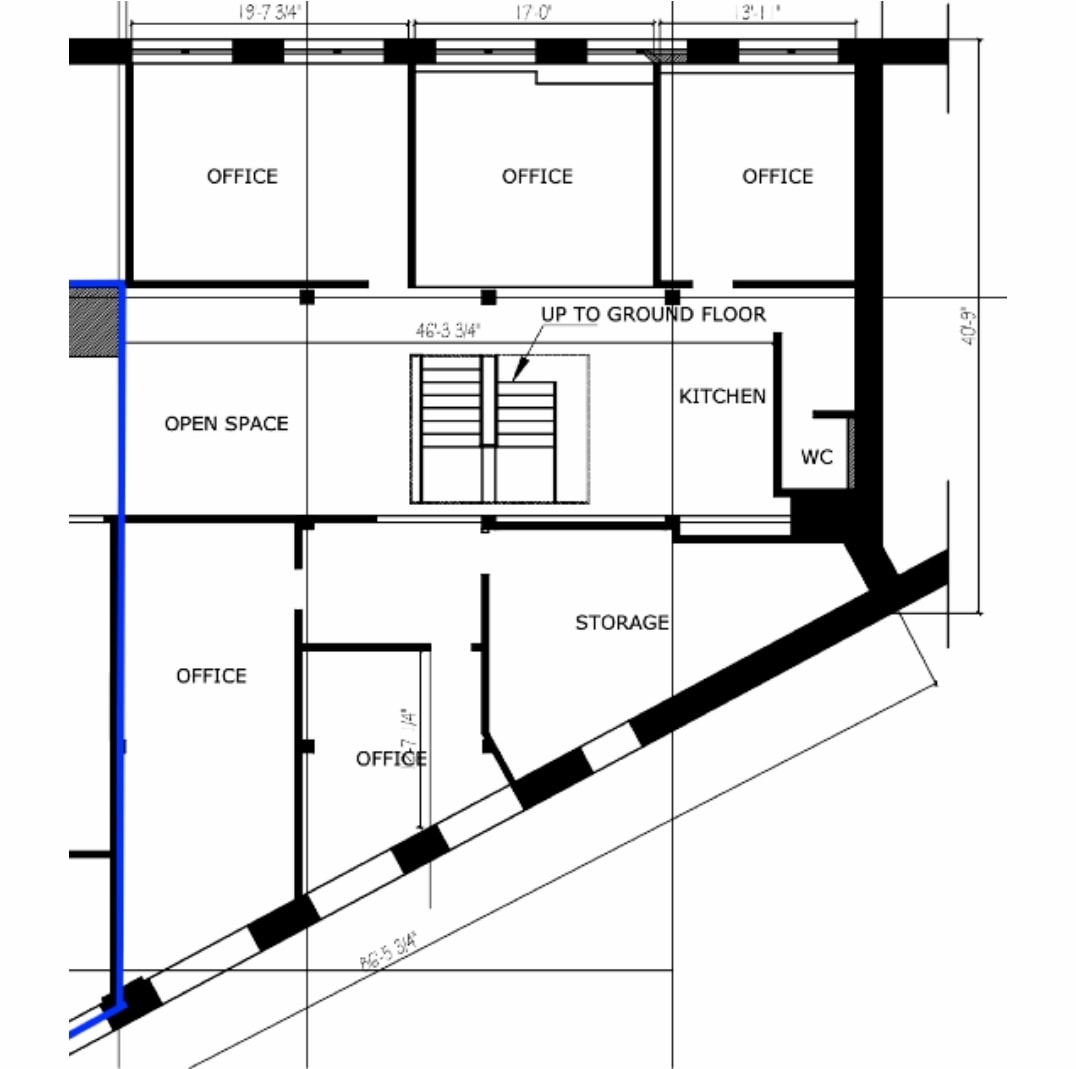 1000 N Halsted St, Chicago, IL à louer Plan d’étage- Image 1 de 2