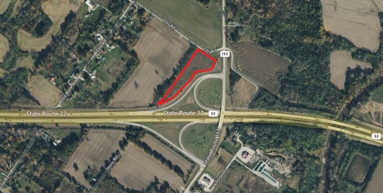 N Ellis Rd, Batavia, OH à vendre Aérien- Image 1 de 3