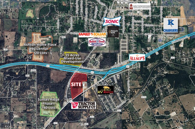 Plus de détails pour SEQ US 67 & FM 2280, Keene, TX - Terrain à vendre