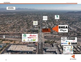3375 E Shea Blvd, Phoenix, AZ - Aerial  map view