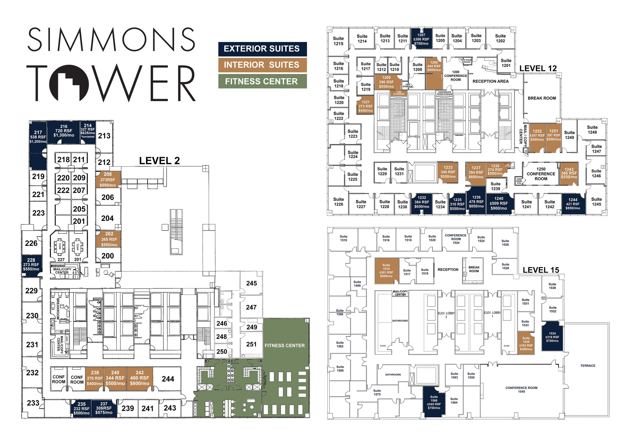 425 W Capitol Ave, Little Rock, AR for lease Floor Plan- Image 1 of 10