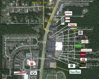 Plus de détails pour 1999-2011 Highway 54 W, Peachtree City, GA - Terrain à vendre