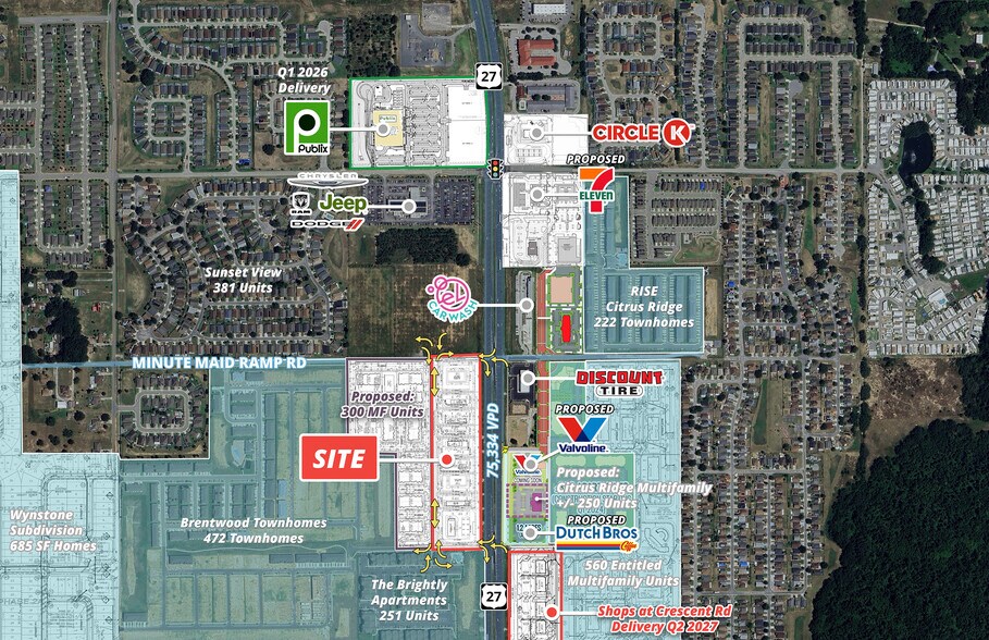 US 27 and Minute Maid Ramp Rd Rd, Davenport, FL à vendre - Photo du bâtiment - Image 2 de 3