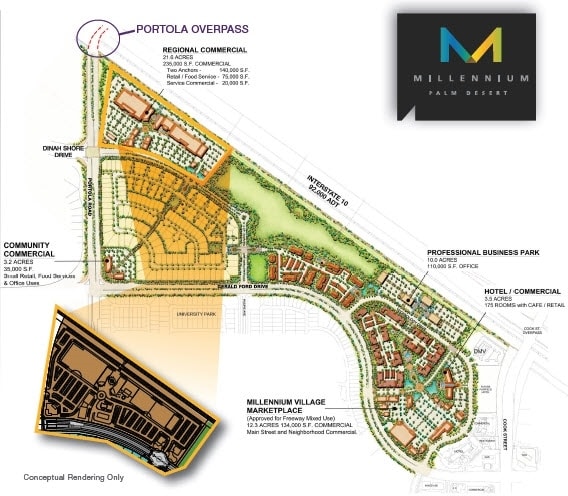 Portola & 10 Freeway, Palm Desert, CA for sale - Building Photo - Image 2 of 4