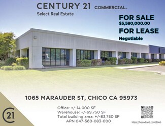Plus de détails pour 1065 Marauder St, Chico, CA - Industriel à vendre