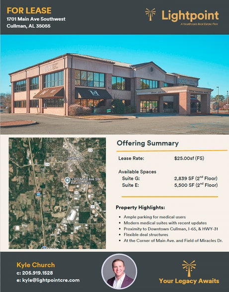 1701 Main Ave SW, Cullman, AL for lease - Primary Photo - Image 1 of 3