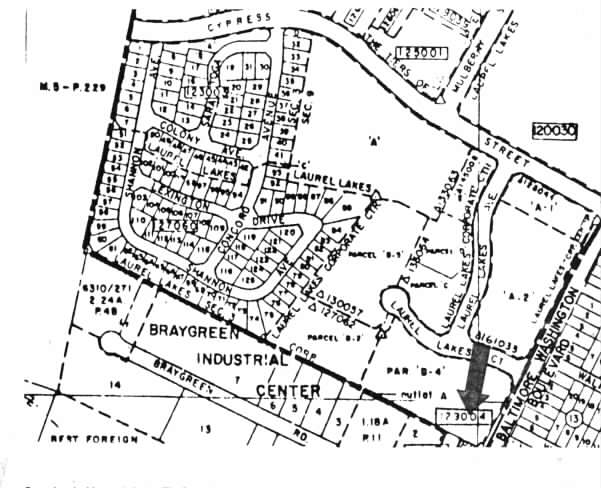 8003-8039 Laurel Lakes Ct, Laurel, MD à louer - Plan cadastral - Image 3 de 11