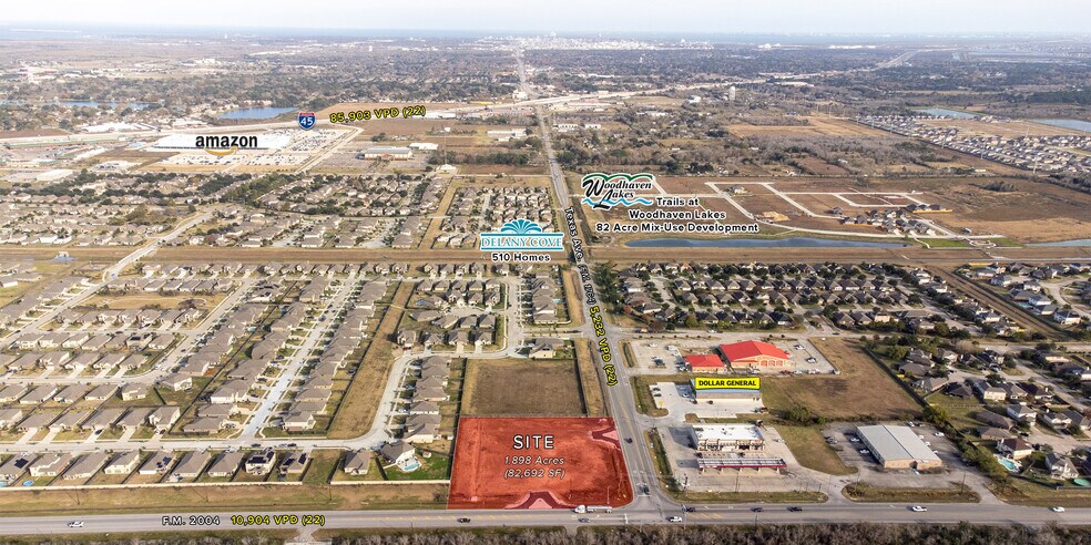 5921 FM 2004 Rd, La Marque, TX for sale - Aerial - Image 1 of 3