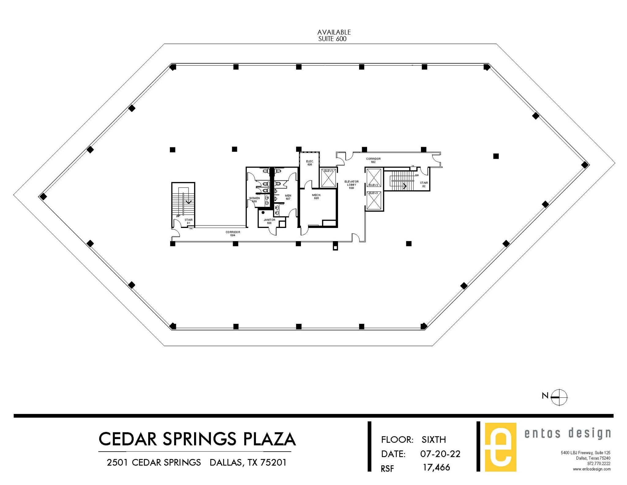 2501 Cedar Springs Rd, Dallas, TX for lease Floor Plan- Image 1 of 1