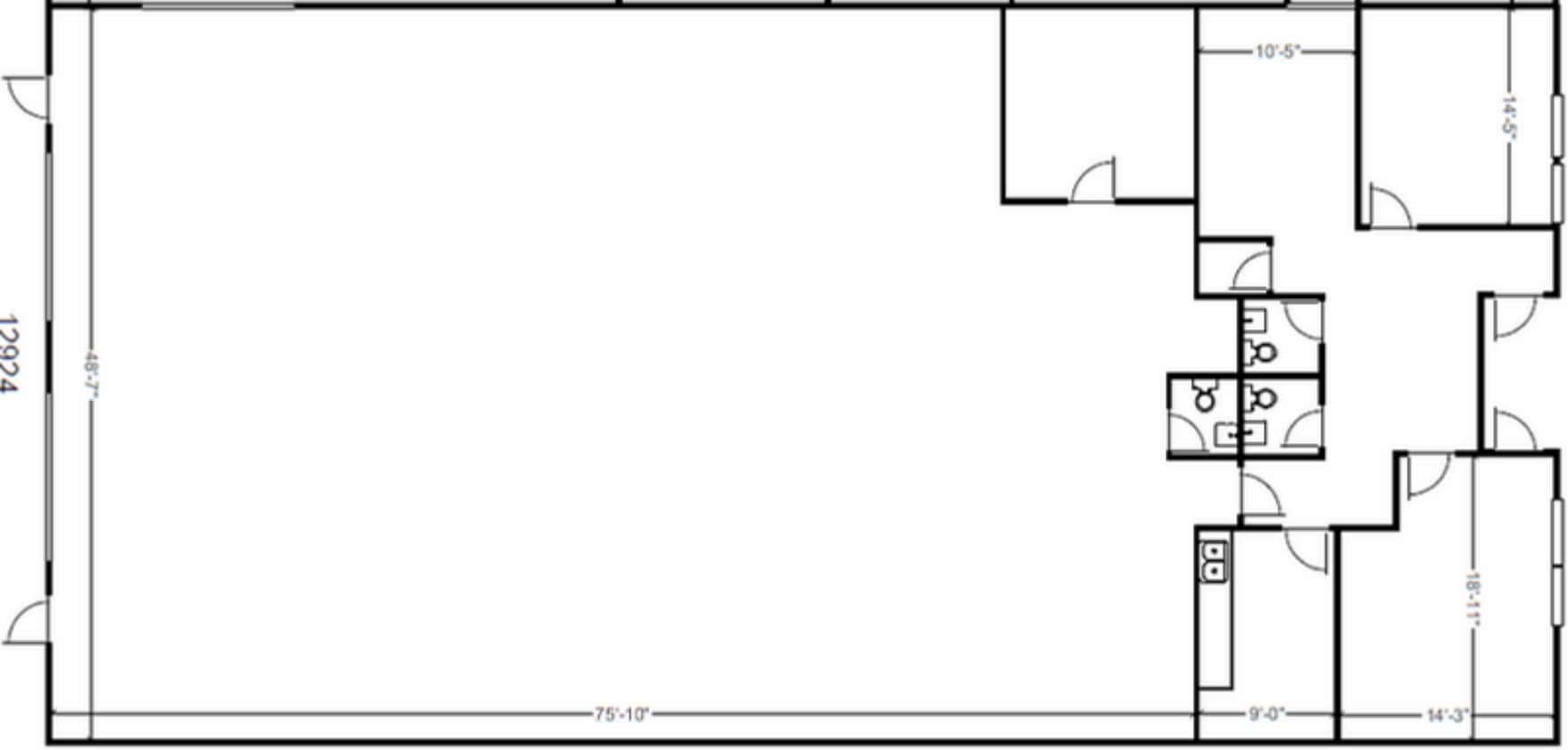 13300 McCormick Dr, Tampa, FL for lease Floor Plan- Image 1 of 2