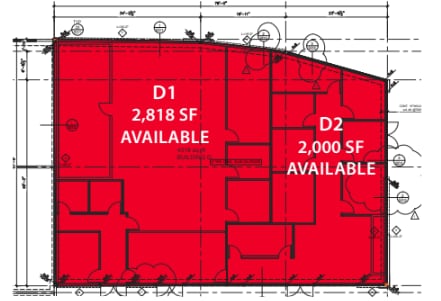 1856 Columbia Ave, Riverside, CA à louer Plan d’étage- Image 1 de 1