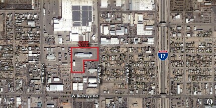 830 S 25th Ave, Phoenix, AZ - aerial  map view