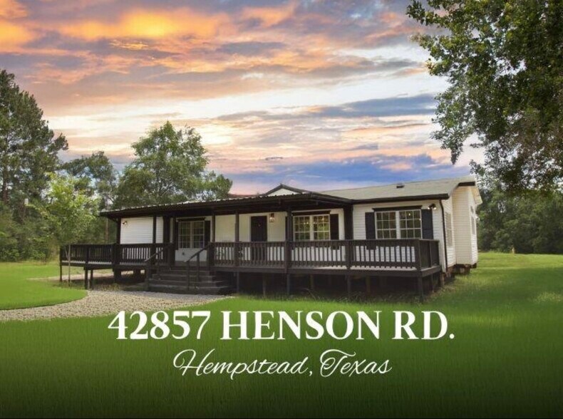 42857 Henson Rd, Hempstead, TX à vendre - Photo du bâtiment - Image 1 de 17