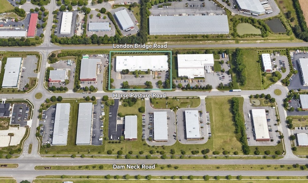 2572 Horse Pasture Rd, Virginia Beach, VA for lease - Aerial - Image 3 of 10