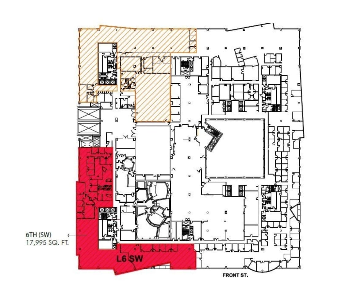 250 Front St W, Toronto, ON for lease Floor Plan- Image 1 of 1