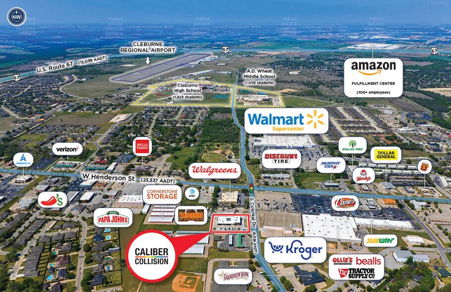 282 S Colonial Dr, Cleburne, TX à vendre - Photo du bâtiment - Image 2 de 7