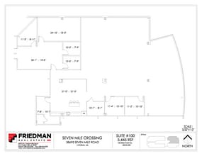 38705 7 Mile Rd, Livonia, MI for lease Floor Plan- Image 1 of 1