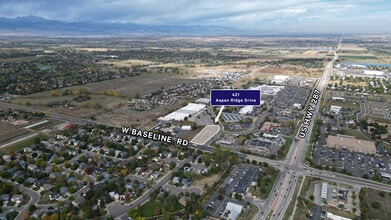 421 Aspen Ridge Dr, Lafayette, CO - Aérien Vue de la carte