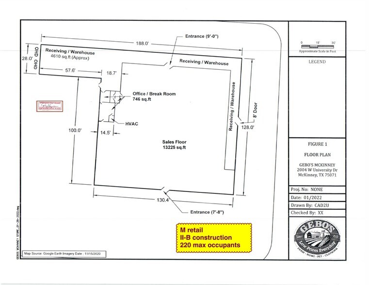 2004 W University Dr, McKinney, TX à vendre - Plan de site - Image 2 de 2