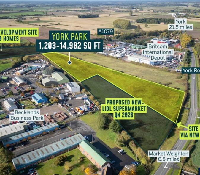 York Rd, York à louer - Aérien - Image 2 de 3